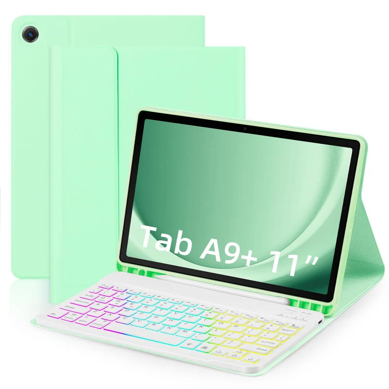 Magnetic Bluetooth Keyboard Case For Samsung Galaxy Tab A9 Plus - Detachable Backlit… — image 8