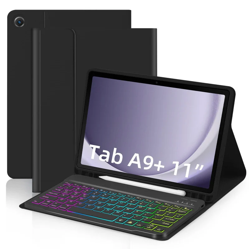 Magnetic Bluetooth Keyboard Case For Samsung Galaxy Tab A9 Plus - Detachable Backlit… — image 7
