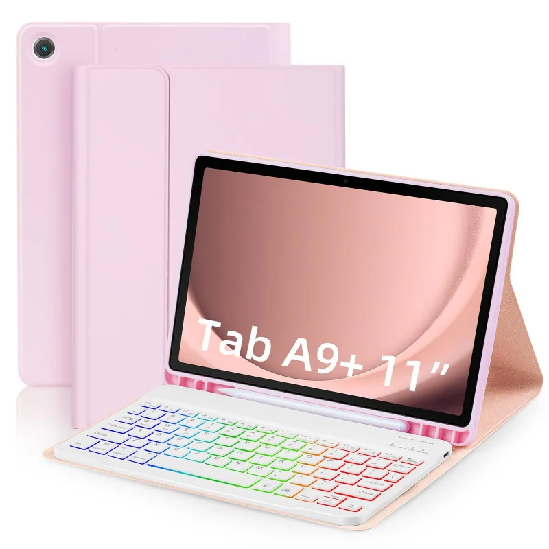 Magnetic Bluetooth Keyboard Case For Samsung Galaxy Tab A9 Plus - Detachable Backlit… — image 6