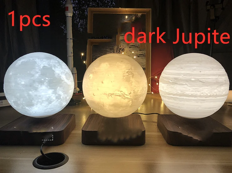 Magnetic Levitation Table Lamp Moon Light 3D Printing Planet Night — image 8