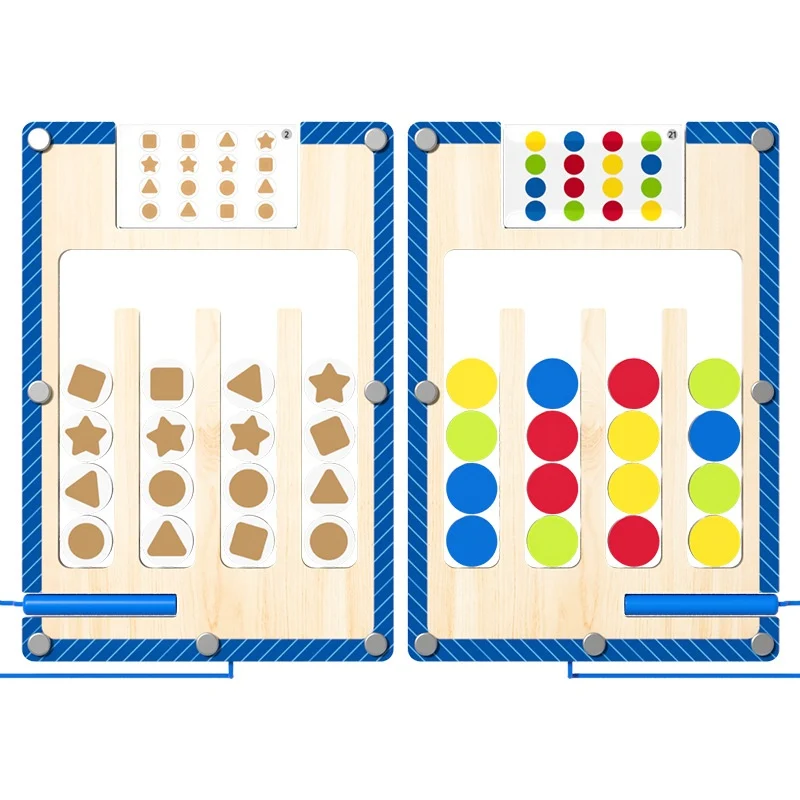 Magnetic Pen Four-color Positioning Double-sided Chess Childrens Sorting Game — image 4
