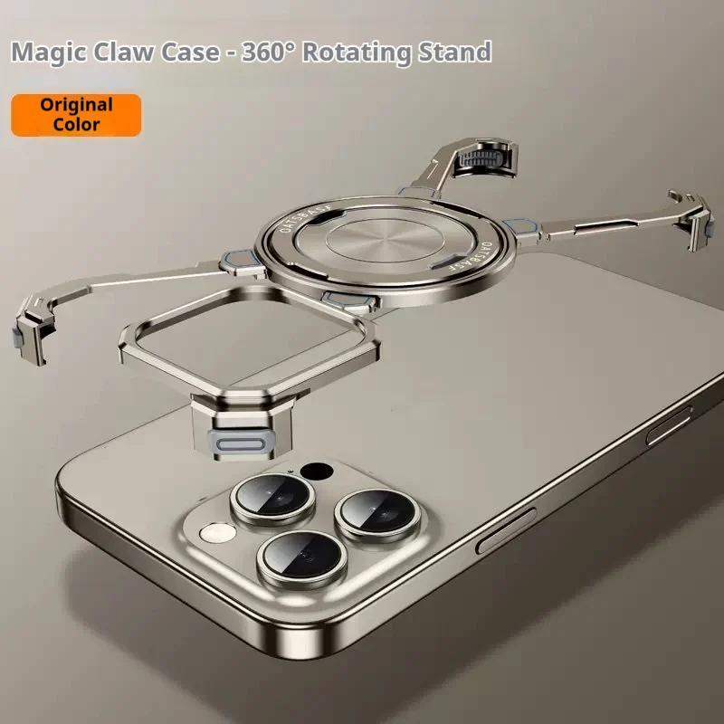 Magnetic Rotating Stand Protective Case Claw-style Shell — image 2