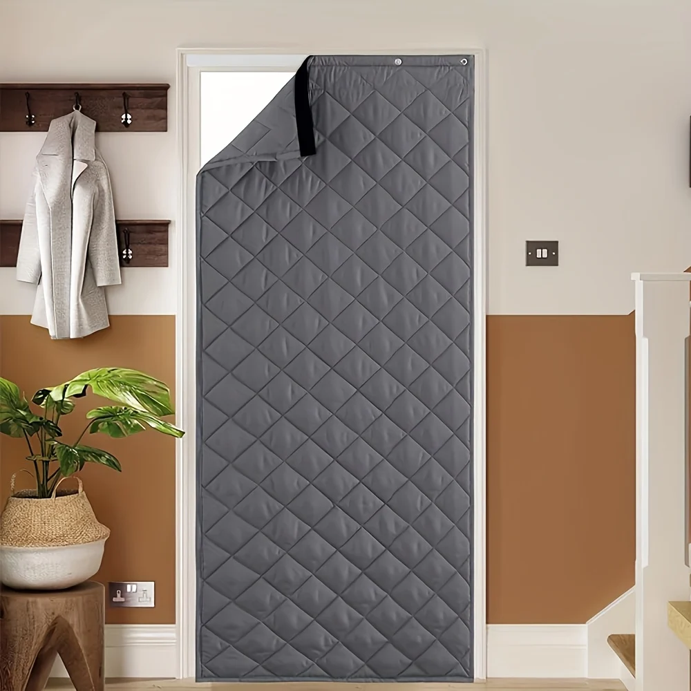 Magnetic Sealed Thick Oxford Insulated Door Curtain, Block Cold Wind Reduce Heating… — image 5