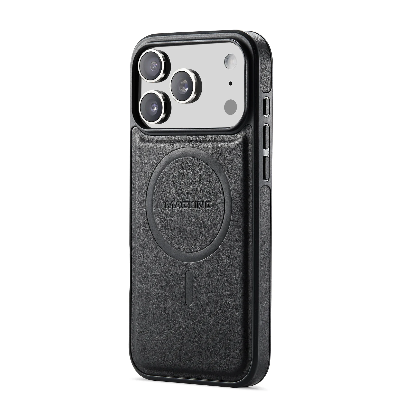 Magnetic Wireless Charging Phone Case Protective Leather Cover — image 7
