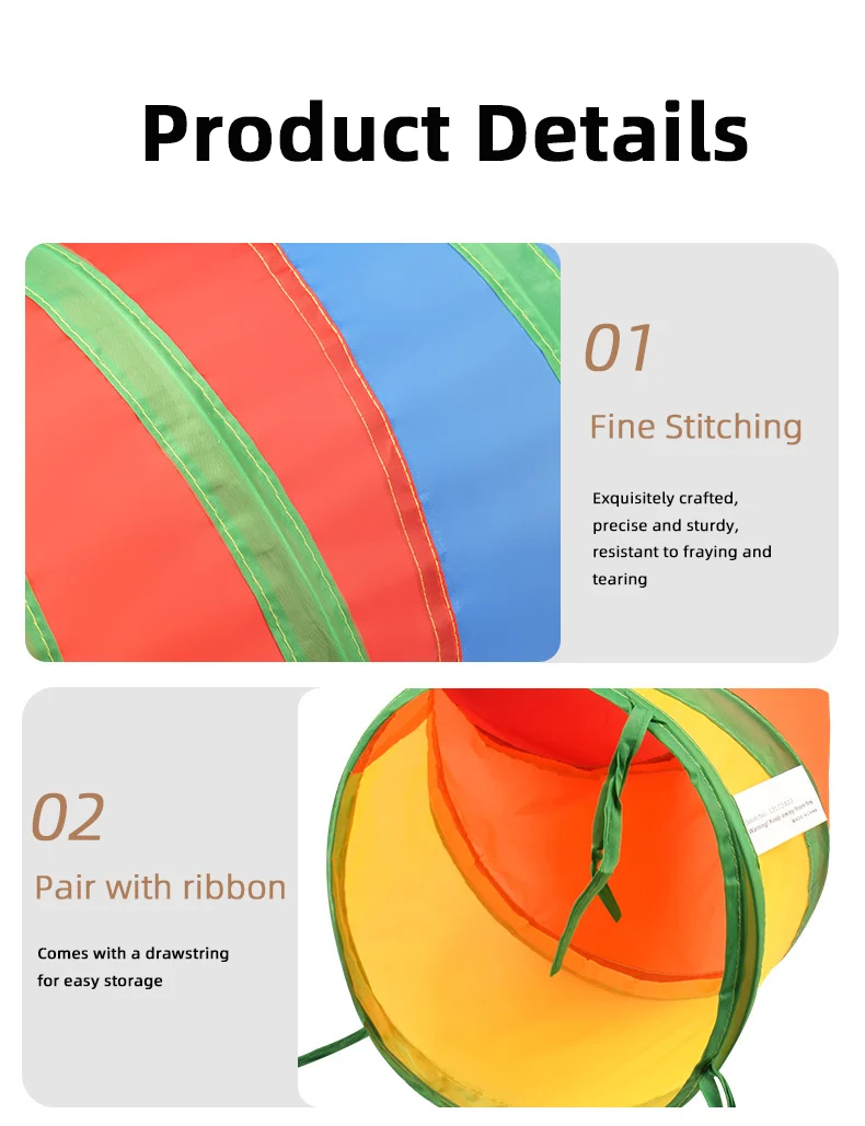 Manufacturer's Ready-made Pet Cat And Dog Channel Foldable Toy Tunnel Indoor Outdoor… — image 5