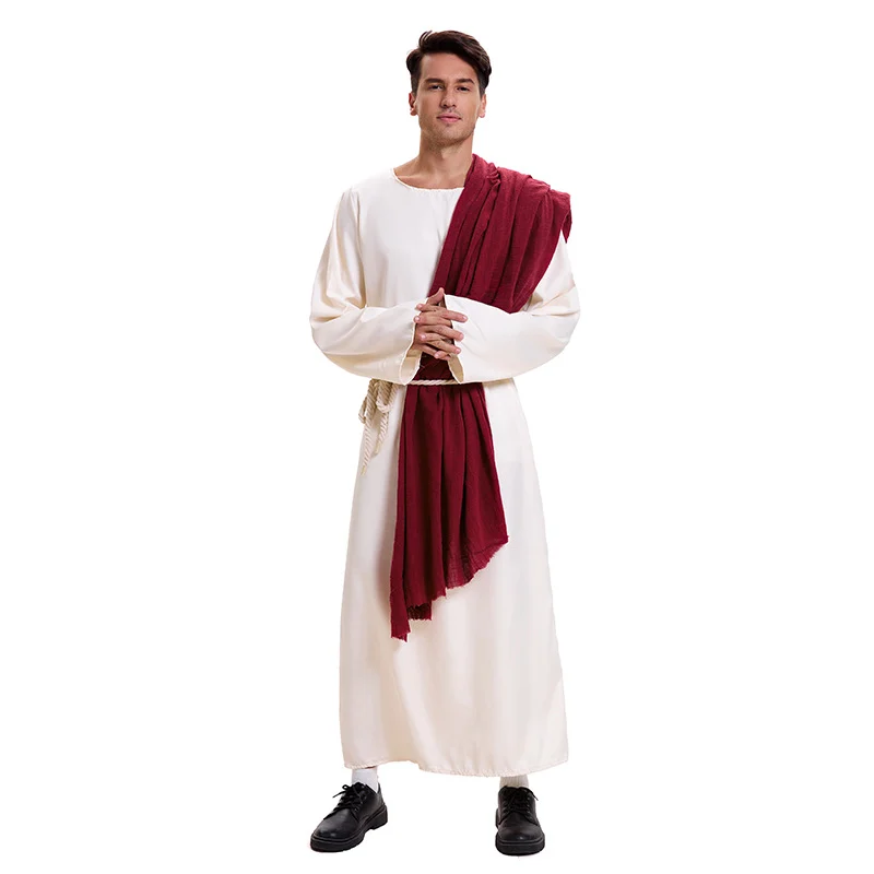 Medieval Cosplay Costume Retro Robe Set — image 5