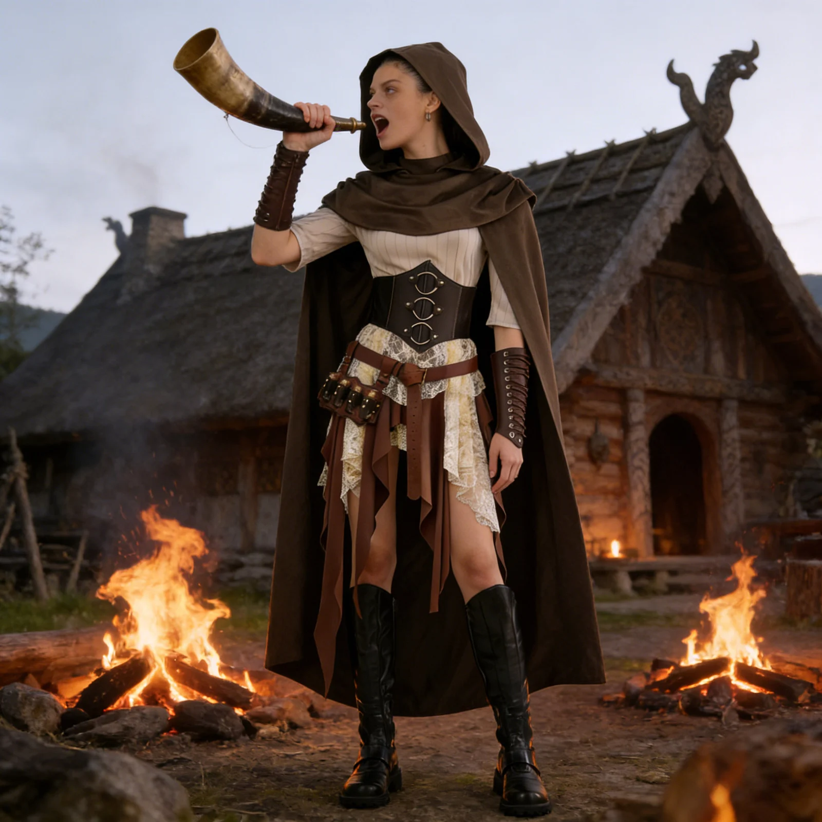 Medieval Retro Warrior Halloween Costume — image 5