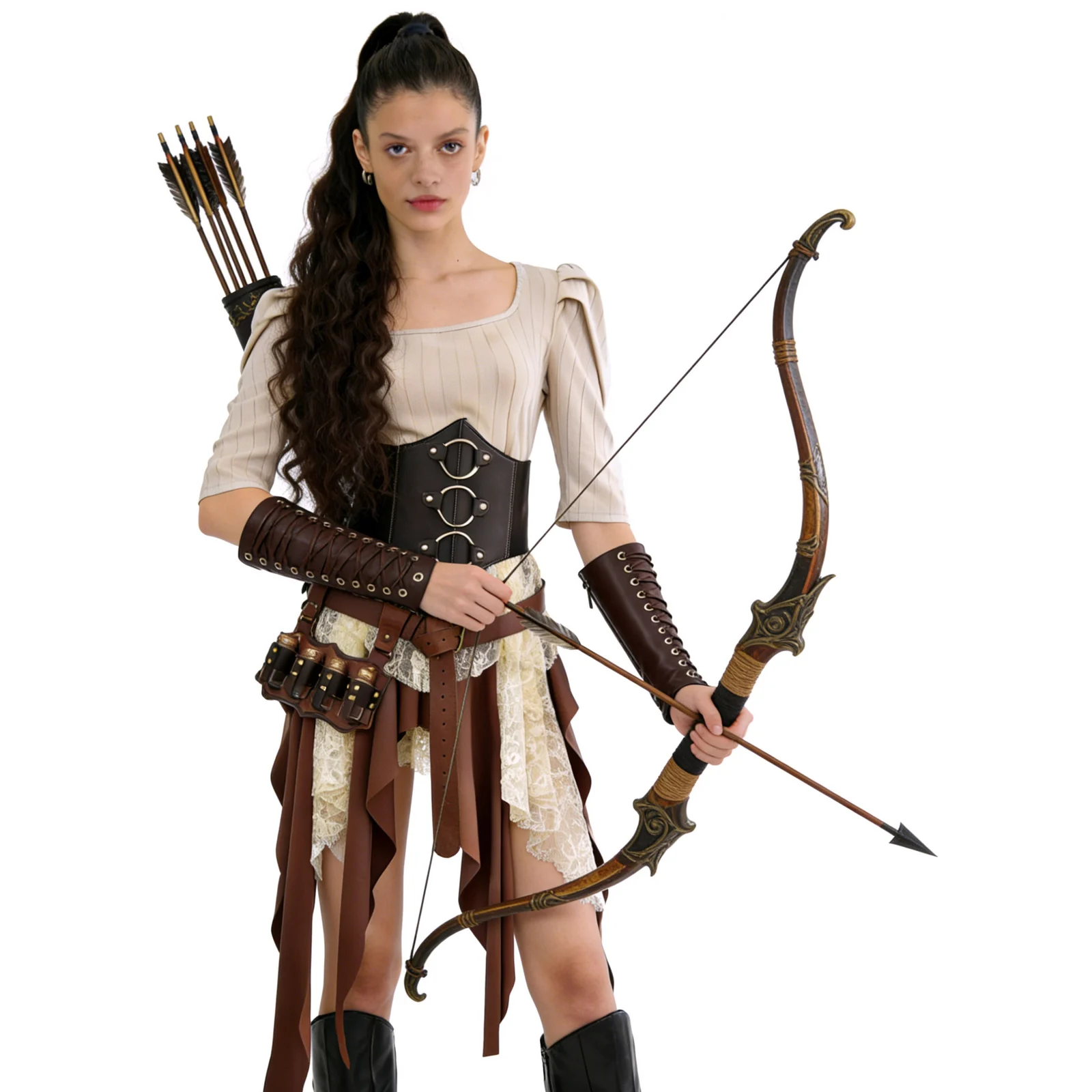 Medieval Retro Warrior Halloween Costume — image 2