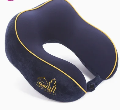 Memory Foam U Neck Pillow Removable Washable Travel For Airplane Car Office Sleeping… — image 4