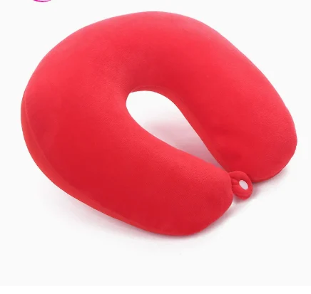 Memory Foam U Shaped Neck Pillow, Removable Washable Velvet Travel Pillow For Airplane… — image 2