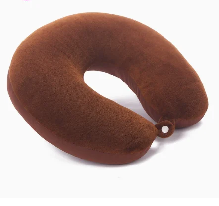 Memory Foam U Shaped Neck Pillow, Removable Washable Velvet Travel Pillow For Airplane… — image 4