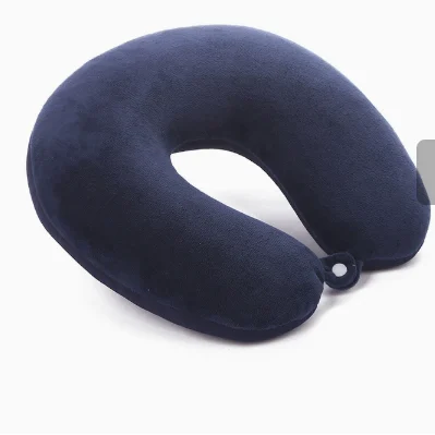 Memory Foam U Shaped Neck Pillow, Removable Washable Velvet Travel Pillow For Airplane… — image 3