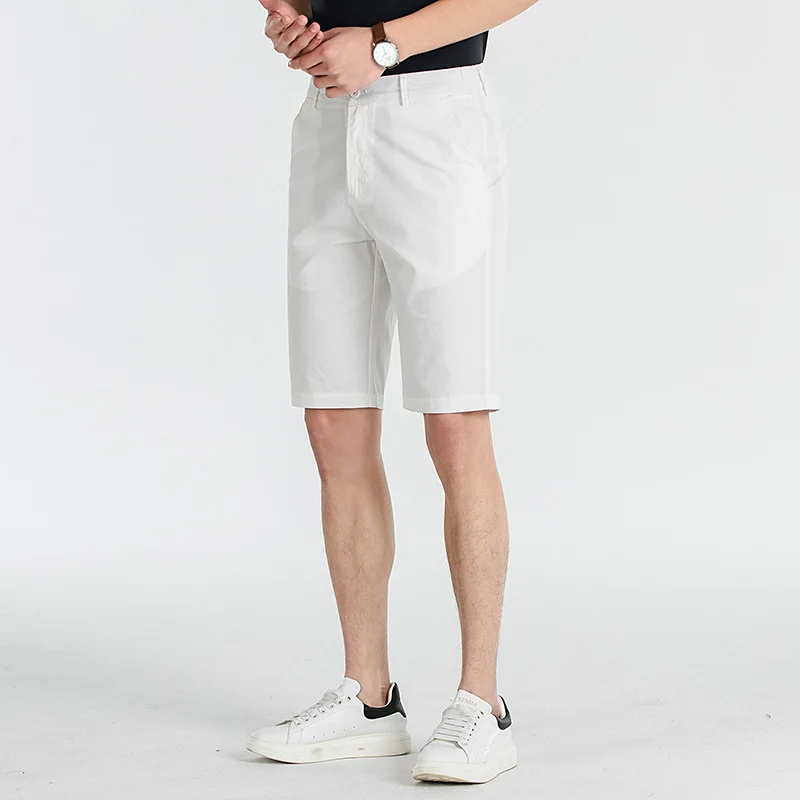 Men Loose Plus Size Cargo Shorts, Breathable Cotton Five Inch Hiking Sports Casual Shorts — image 9
