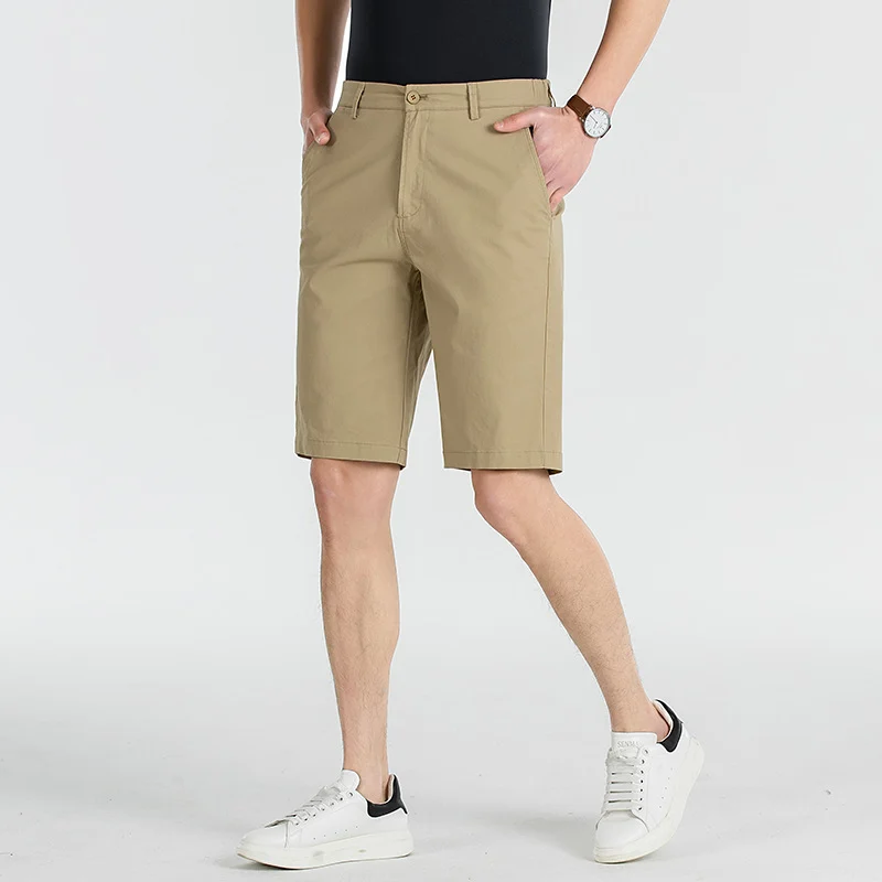 Men Loose Plus Size Cargo Shorts, Breathable Cotton Five Inch Hiking Sports Casual Shorts — image 7