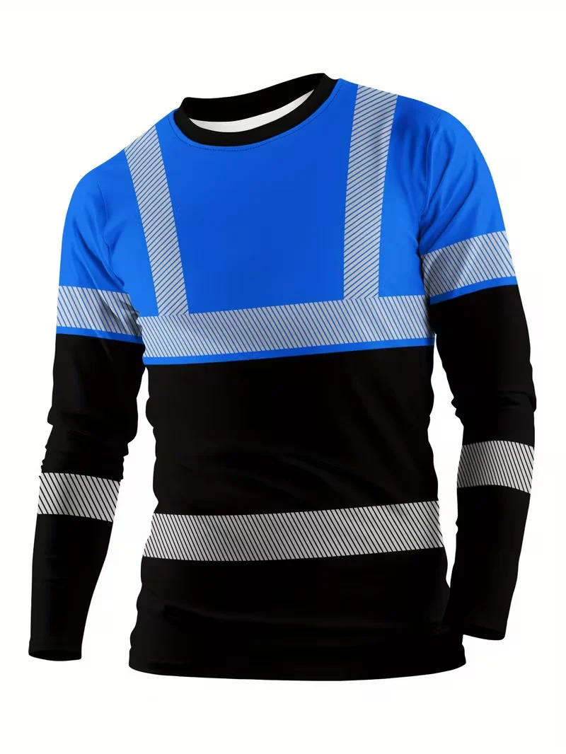 Men's 3D Printed Casual Round-neck Long-sleeved Spring And Autumn Sports T-shirt That… — image 8