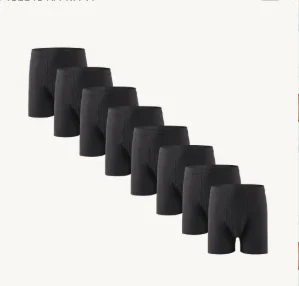 Men's Cotton Long Leg Boxer Briefs - Anti-chafe Loose Fit Underwear For Sports And… — image 2