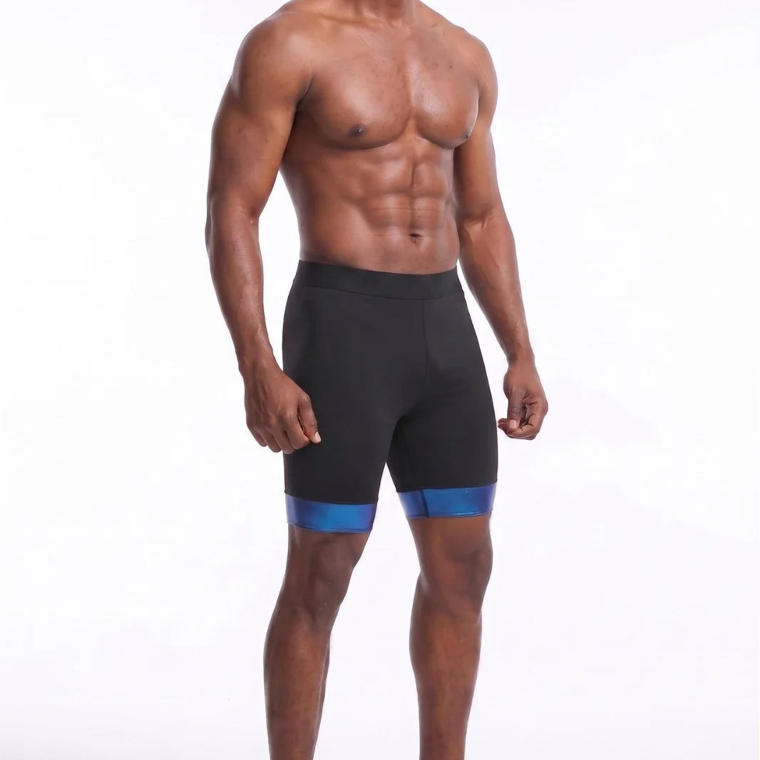 Men's Five-point Tummy Control Shapewear Pants, Yoga Slimming Fitness Seamless… — image 4
