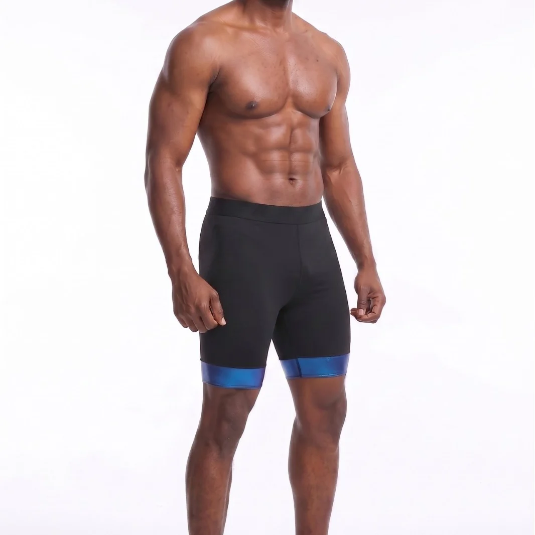 Men's Five-point Tummy Control Shapewear Pants, Yoga Slimming Fitness Seamless… — image 3