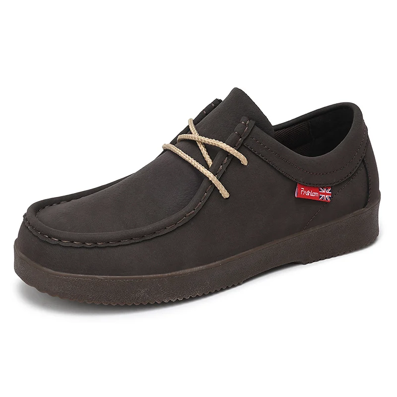 Men's Genuine Leather Dress Casual Shoes - Comfortable Breathable Business Formal… — image 6