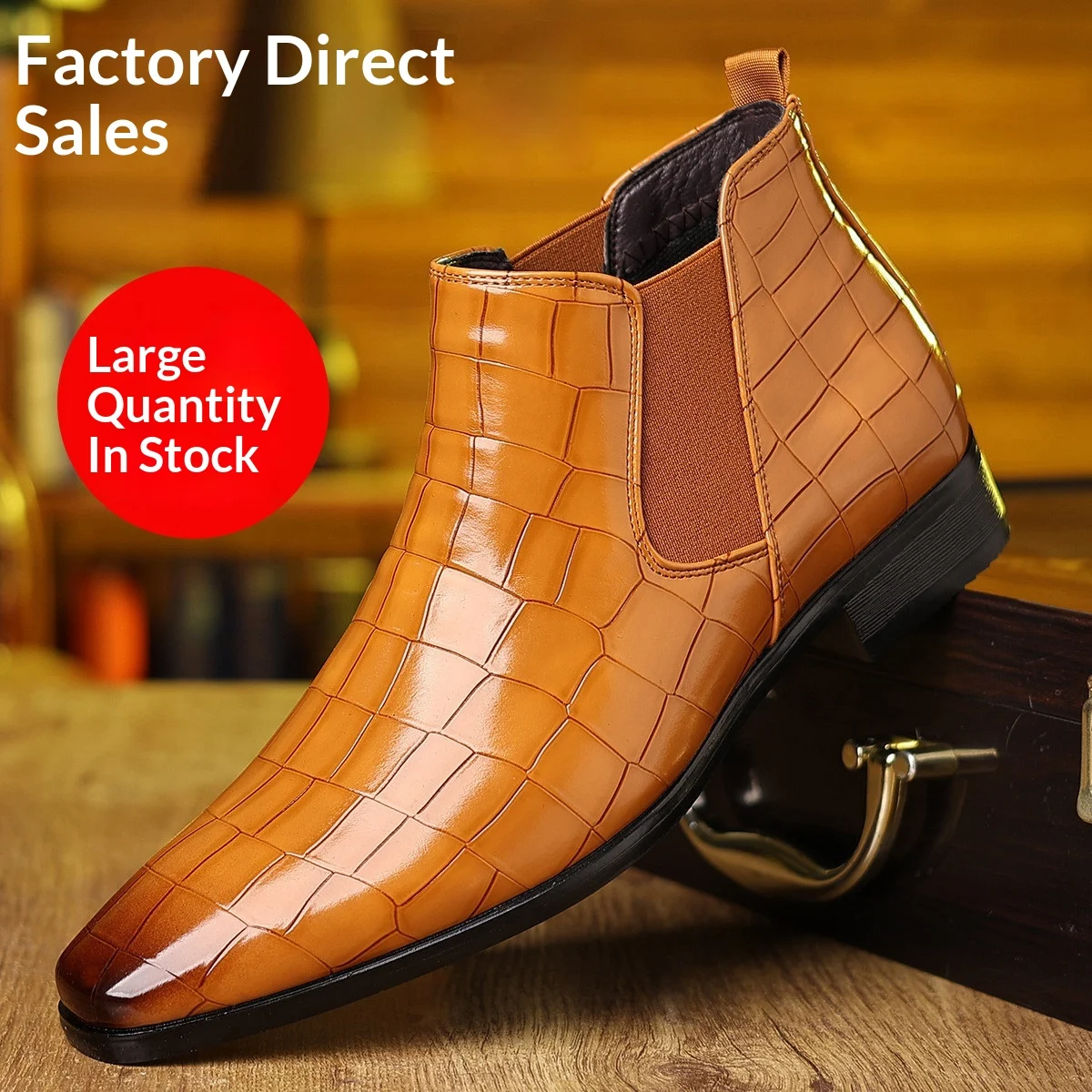 Men's High-end Elegant Leather Shoes — image 2