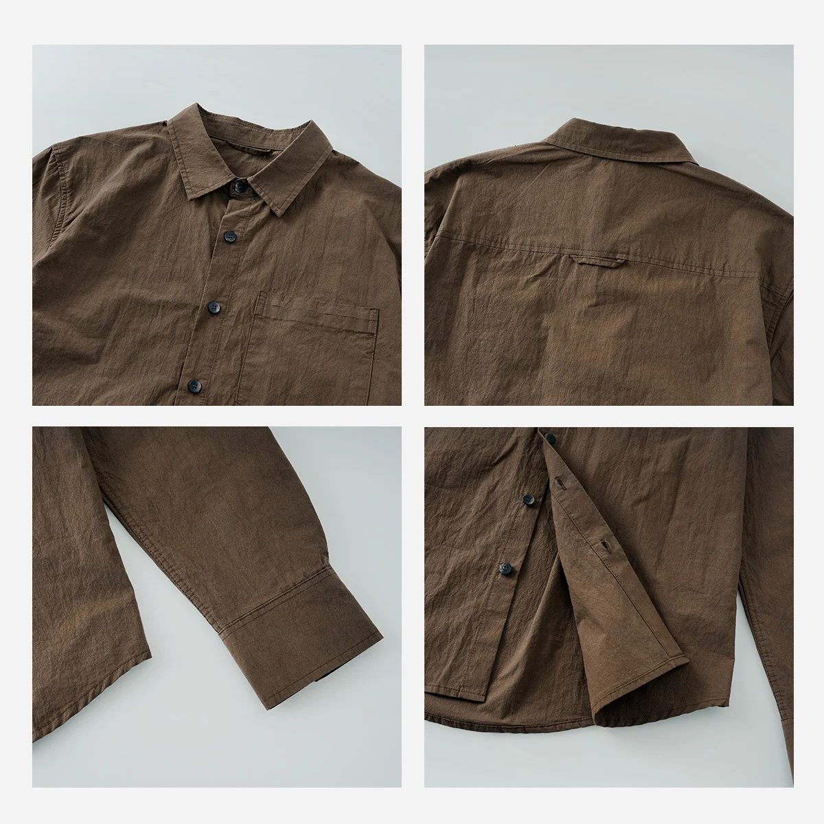 Men's Long-sleeved Shirt With A Relaxed Cool And Loose Fit — image 3