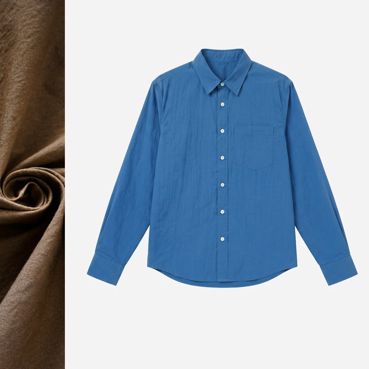 Men's Long-sleeved Shirt With A Relaxed Cool And Loose Fit — image 1