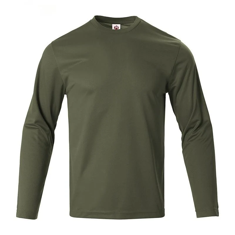 Men's Short-sleeved T-shirt Plus Size Sports Running Quick Drying Clothes — image 9