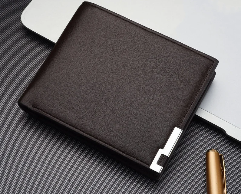 Men's Small Wallet Fashion Card Holder Short Leather — image 4