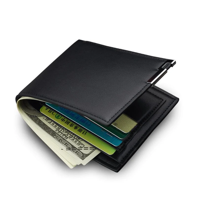 Men's Small Wallet Fashion Card Holder Short Leather — image 3