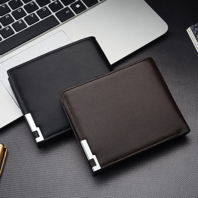 Men's Small Wallet Fashion Card Holder Short Leather — image 2