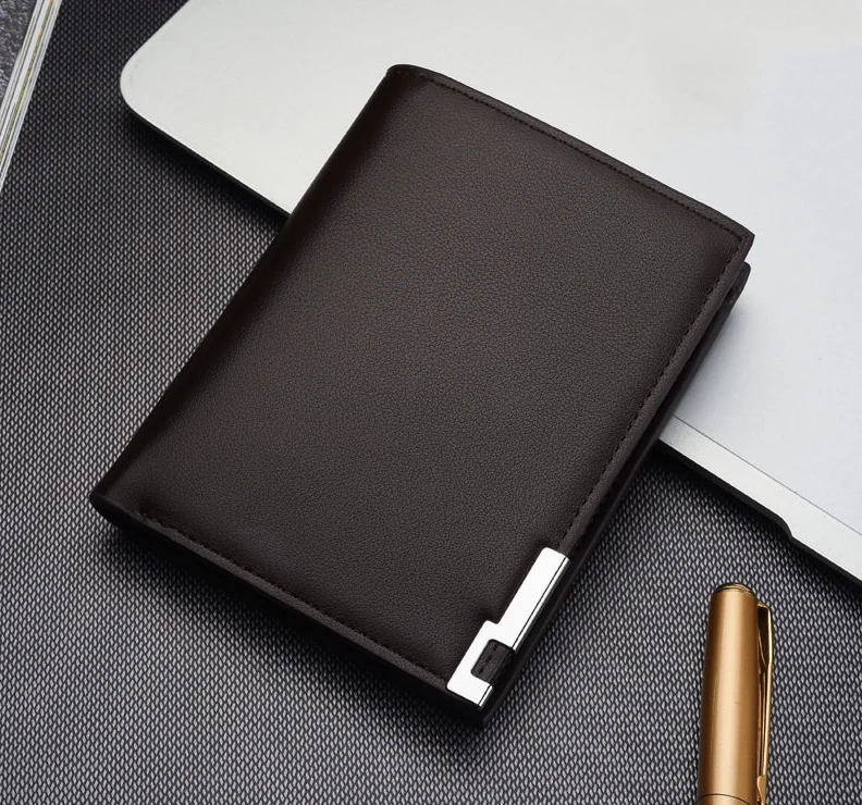 Men's Small Wallet Fashion Card Holder Short Leather — image 6