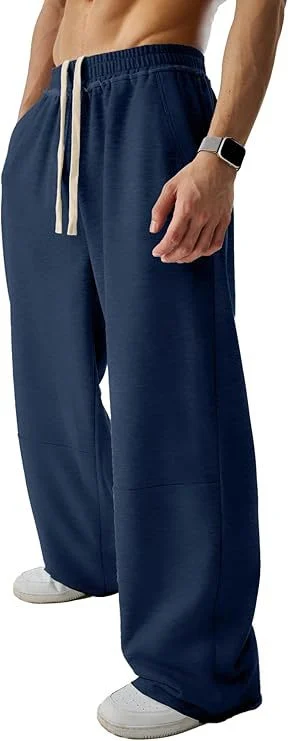 Men's Sports Sweatpants With Braided Waistband, Drawstring Elastic Waist,… — image 9