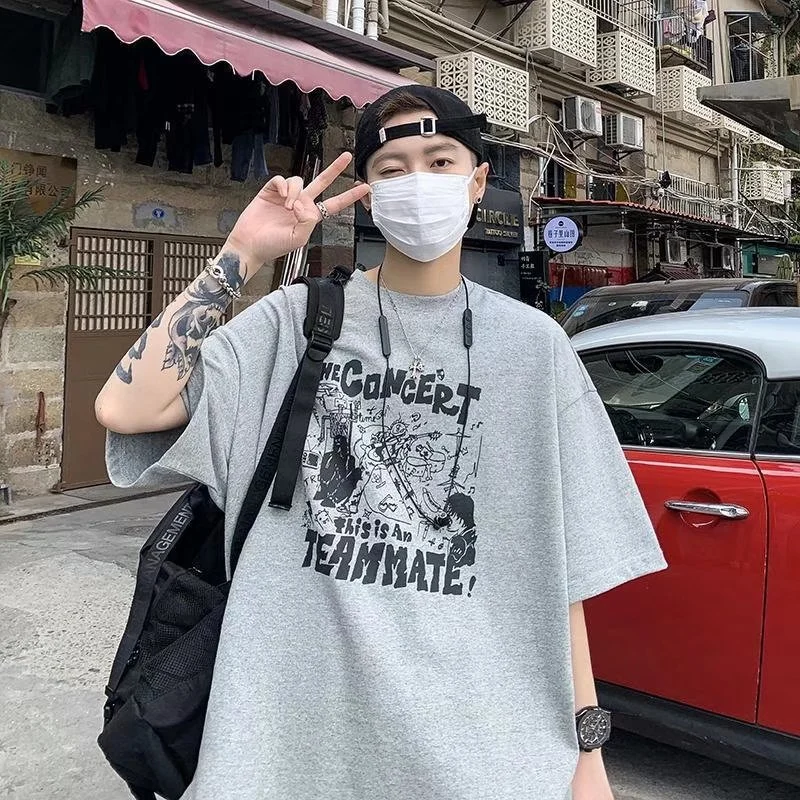 Men's Summer Casual Cropped-sleeve Top — image 2