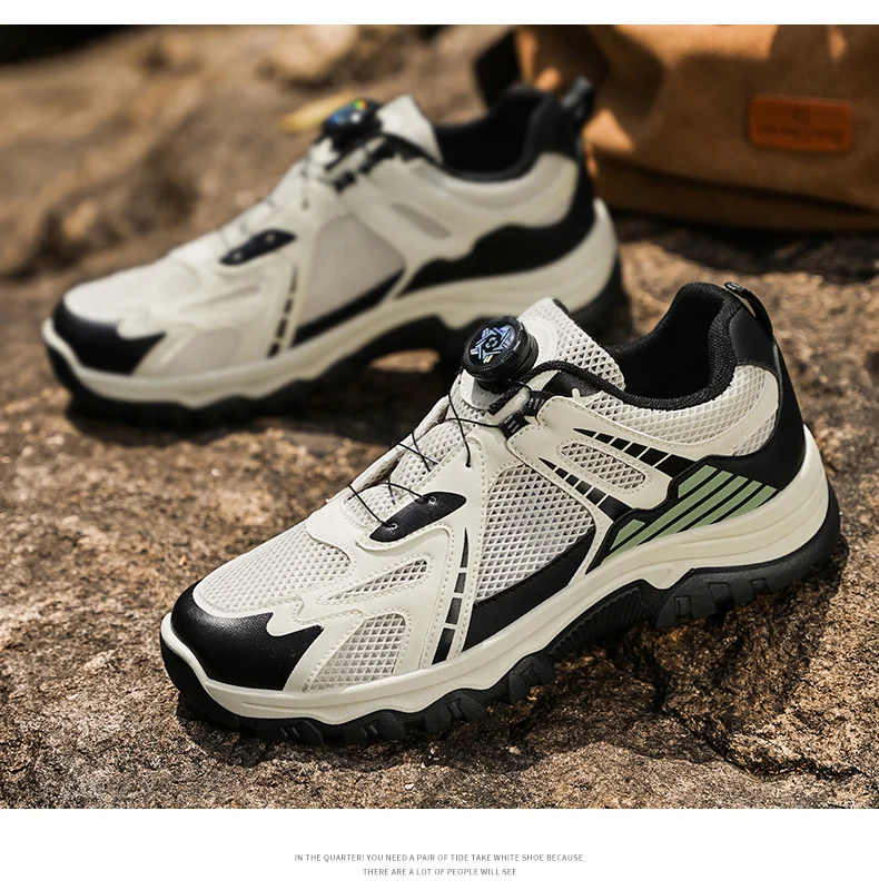 Men's Summer Hiking Shoes, New Breathable Hollow Mesh Sneakers, Non-slip… — image 6