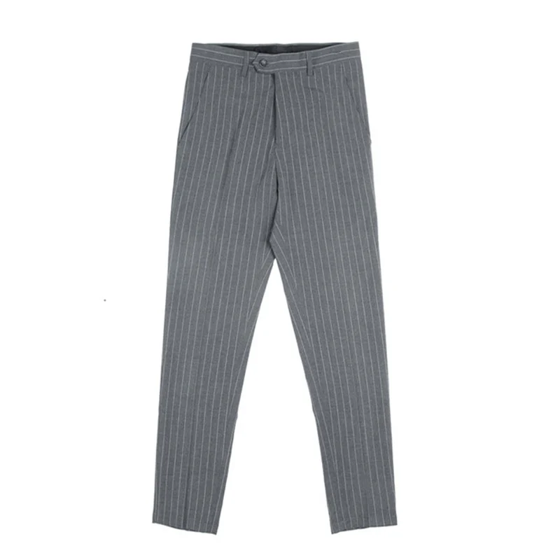 Men's Thickened Autumnwinter Striped Textured Casual Trousers — image 5