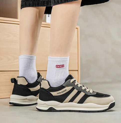 Men's Wide Toe Cortez-style Sneakers, Extra Shoes For Feet & High Instep, Soft Mesh… — image 4