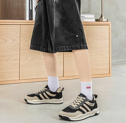 Men's Wide Toe Cortez-style Sneakers, Extra Shoes For Feet & High Instep, Soft Mesh… — image 2