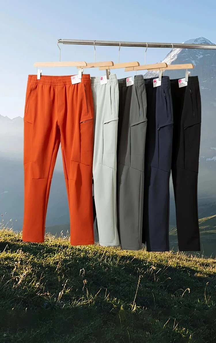Men Stretch Softshell Cargo Pants Windproof Abrasion Resistant, Elastic Drawstring… — image 3