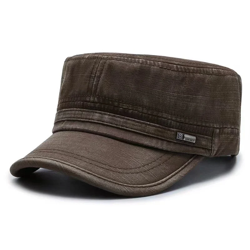 Mens All-season Outdoor Casual Flat-brim Hat — image 2