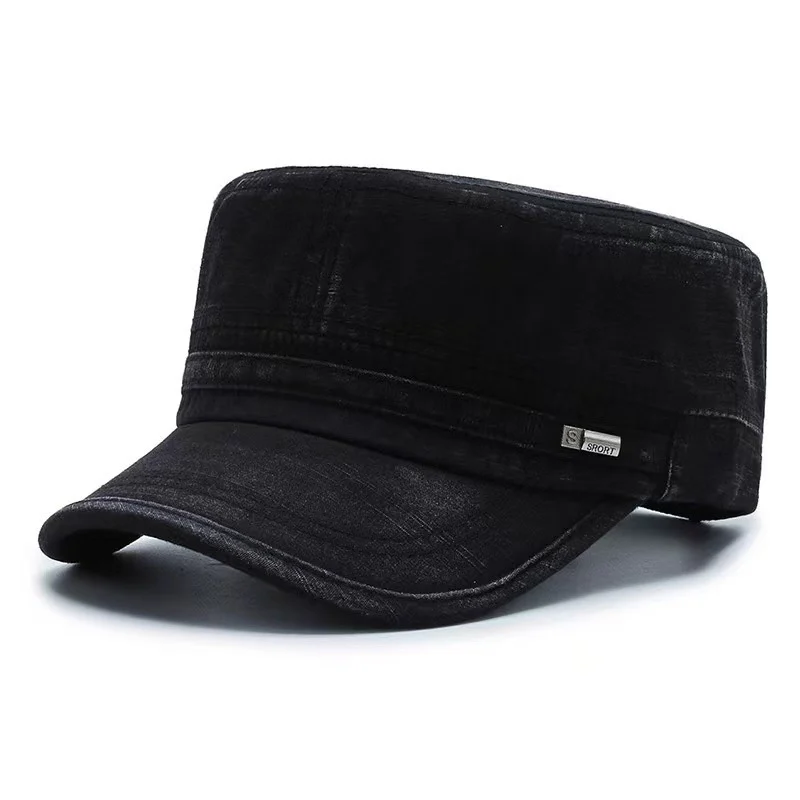Mens All-season Outdoor Casual Flat-brim Hat — image 5