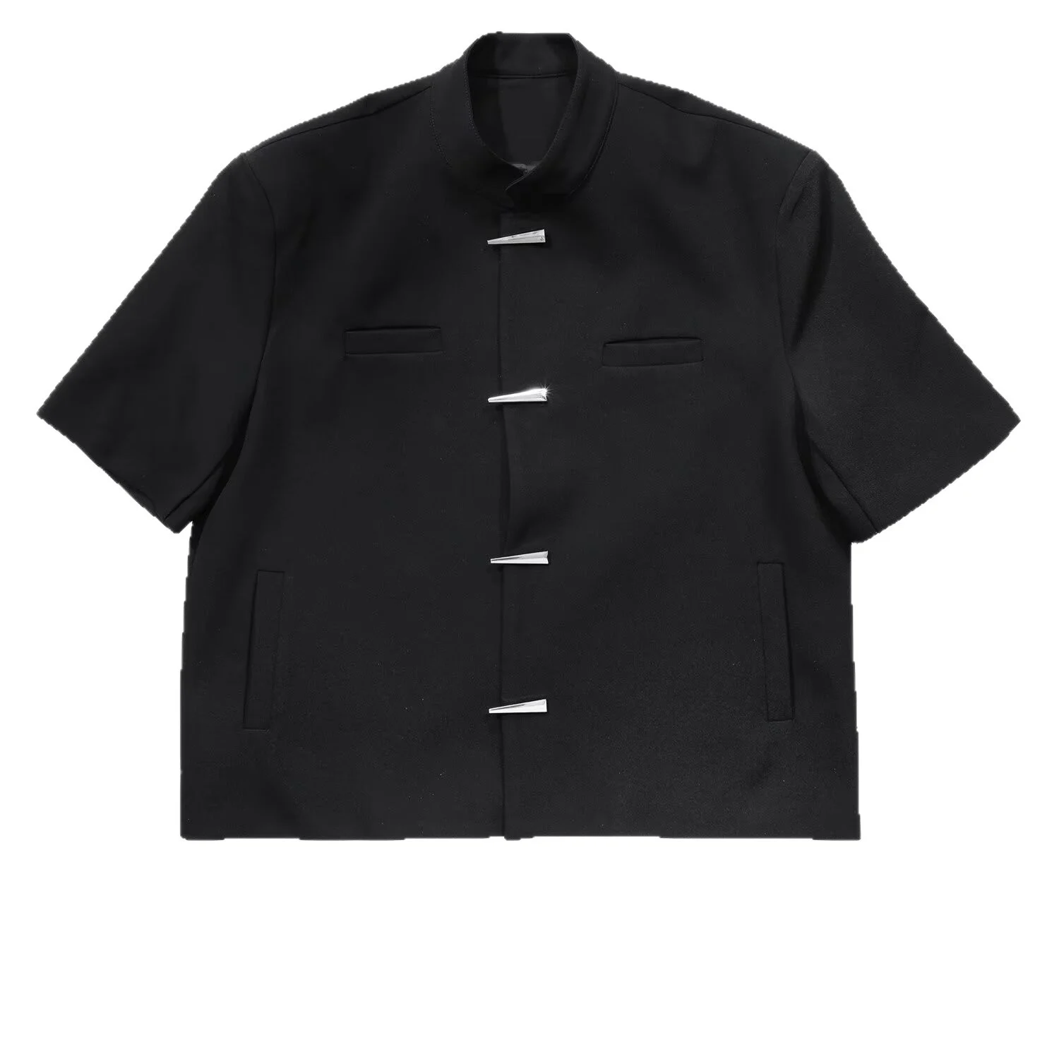 Mens American-style Vintage Dark-patterned Shirt — image 3