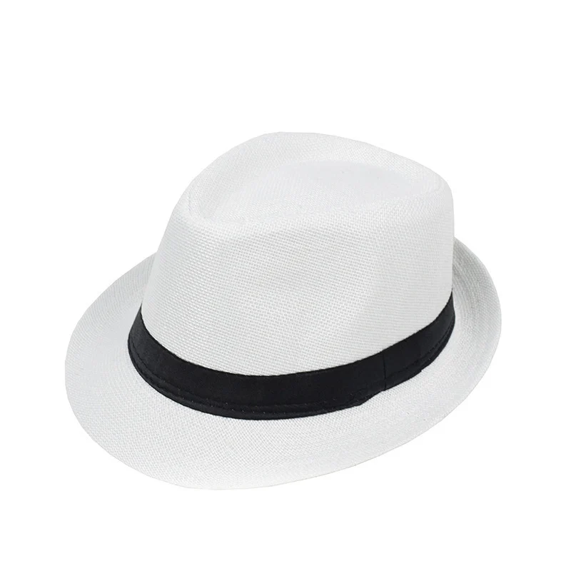Mens And Womens Jazz Hat British-style Linen Solid-color Top — variant image