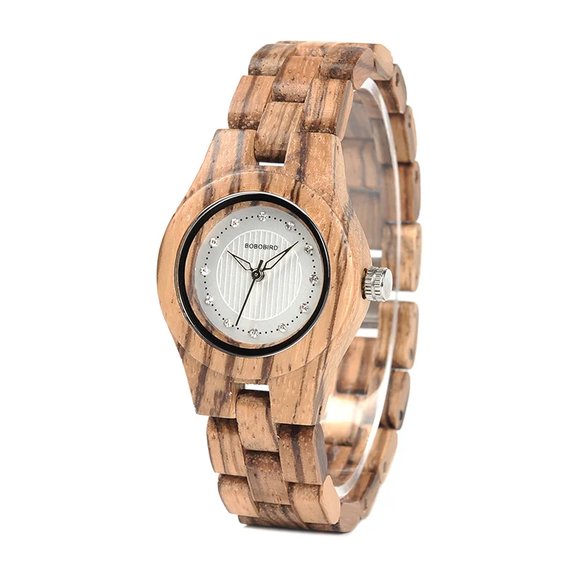 Mens And Womens Minimalist Casual Retro Wooden Watch — image 7
