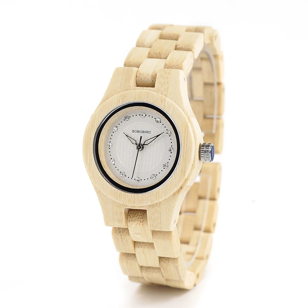 Mens And Womens Minimalist Casual Retro Wooden Watch — image 5