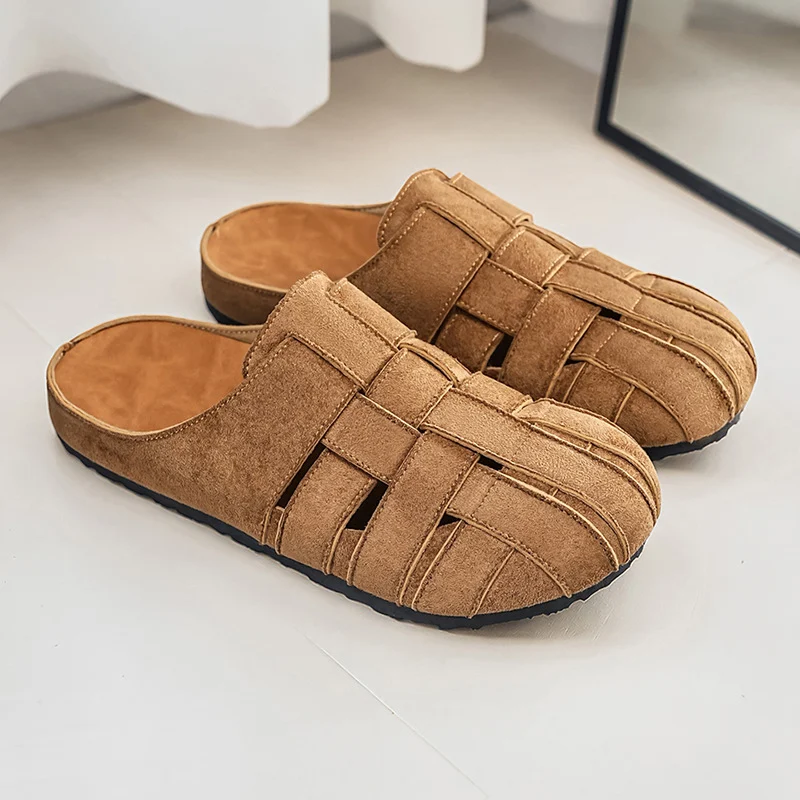 Mens Breathable Stylish Vintage Slide Sandals For Both Indoor And Outdoor Wear — image 4