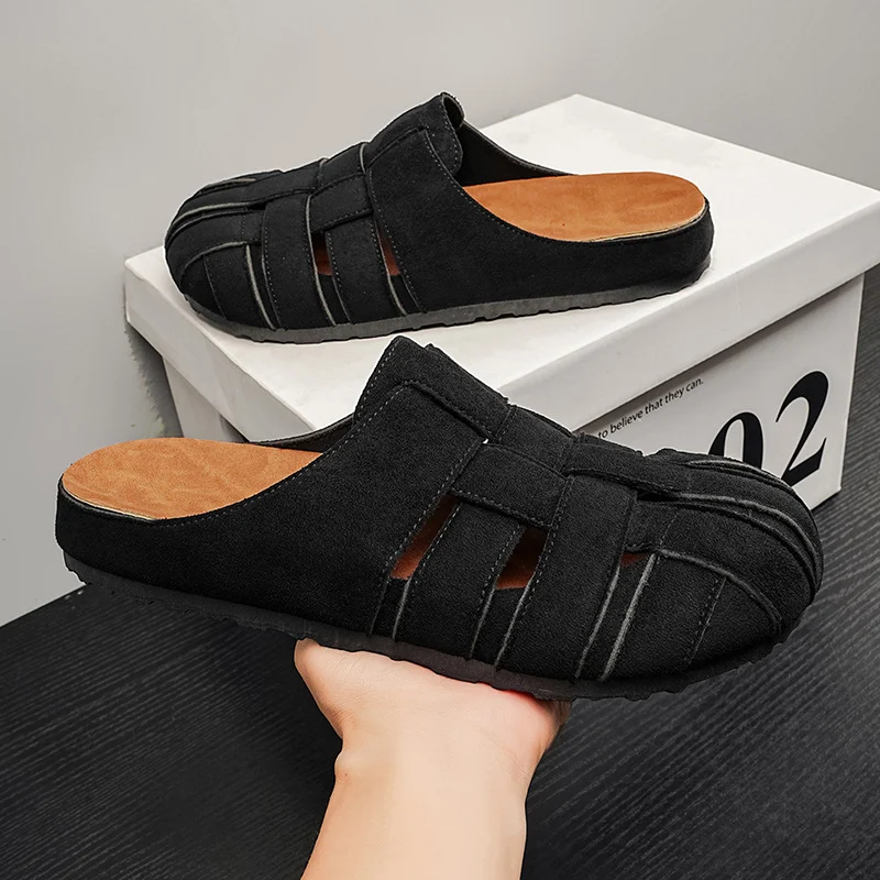 Mens Breathable Stylish Vintage Slide Sandals For Both Indoor And Outdoor Wear — image 7