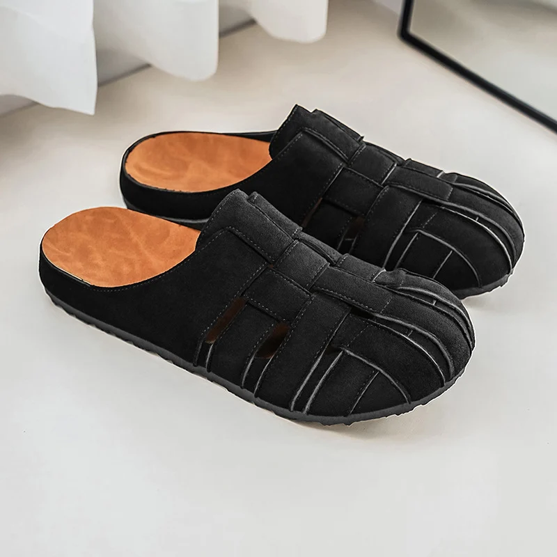 Mens Breathable Stylish Vintage Slide Sandals For Both Indoor And Outdoor Wear — image 8