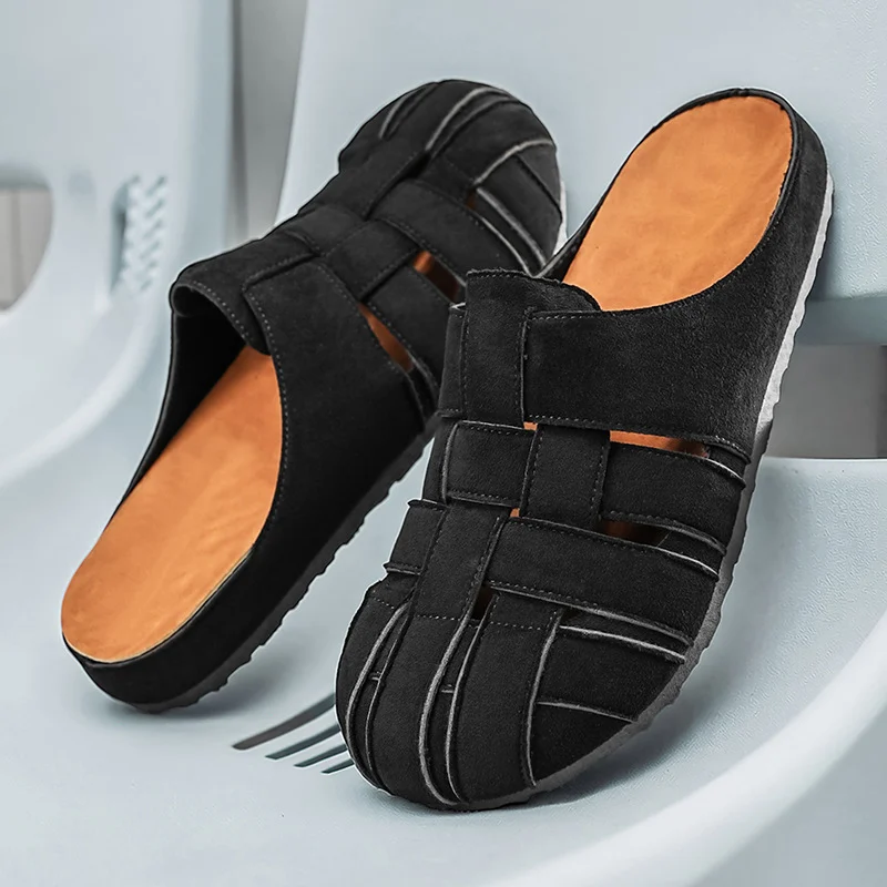 Mens Breathable Stylish Vintage Slide Sandals For Both Indoor And Outdoor Wear — image 6