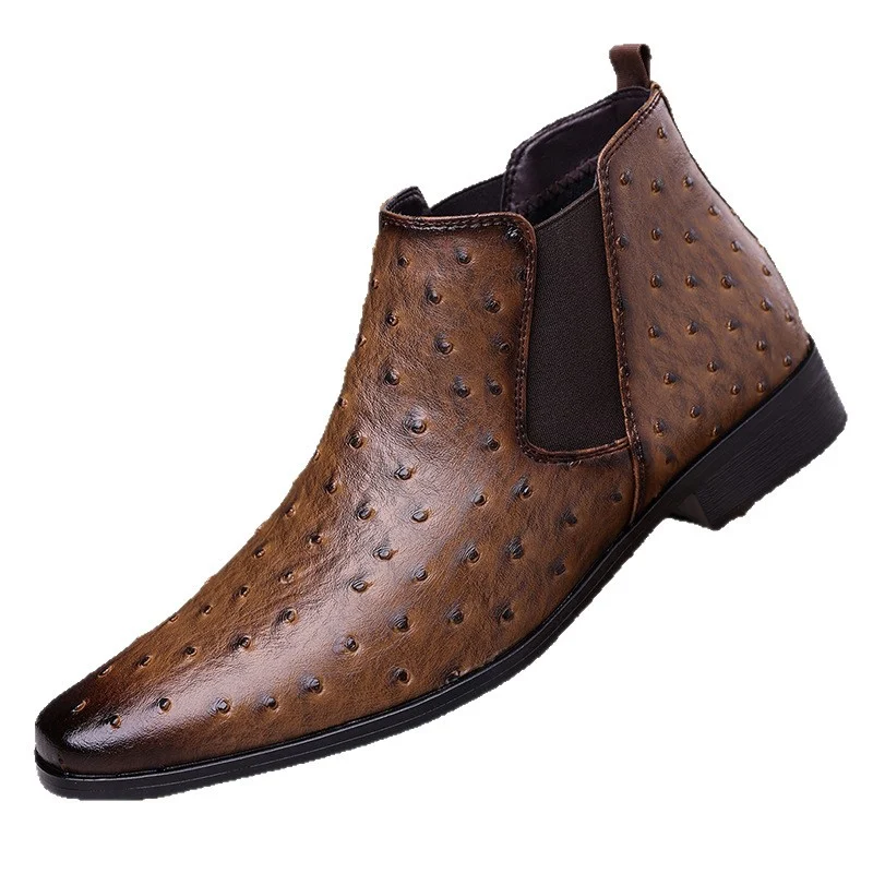 Mens Business-casual Mid-top Slip-on Loafers — image 5