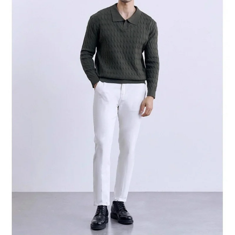Mens Casual Comfortable Pullover Sweater — image 8